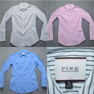 (Lot of 3) Thomas Pink London Button Up Blouse Women's Size 8 UK / 4 US‎